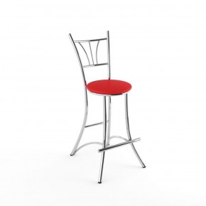 Барный стул Трилогия красный матовый-803м в Губахе - gubaha.mebel-74.com | фото