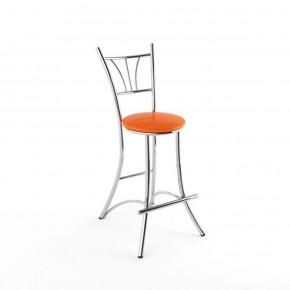 Барный стул Трилогия оранжевый-843 в Губахе - gubaha.mebel-74.com | фото