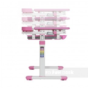 Комплект парта + стул трансформеры Cantare Pink в Губахе - gubaha.mebel-74.com | фото