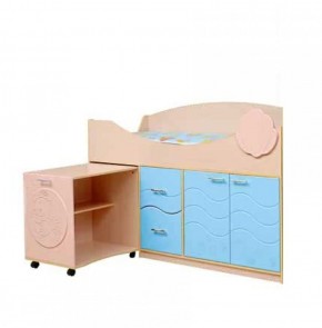 Набор мебели для детской Юниор -12.2 (700*1860) МДФ матовый в Губахе - gubaha.mebel-74.com | фото