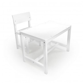 Детский растущий комплект стол и стул Я САМ "Лофт" (Белый, Белый) в Губахе - gubaha.mebel-74.com | фото