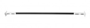Турник раздвижной 1250-1500 цв. белый-черный FLEXTER PROFI в Губахе - gubaha.mebel-74.com | фото