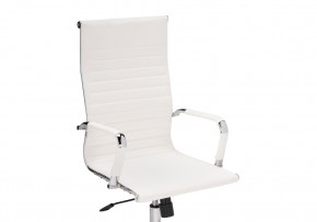 Компьютерное кресло Reus pu white / chrome в Губахе - gubaha.mebel-74.com | фото