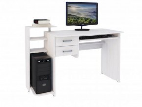 Компьютерный стол №12 (Анкор белый) в Губахе - gubaha.mebel-74.com | фото