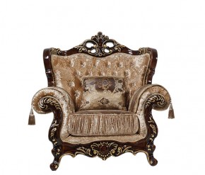 Комплект мягкой мебели Эсмеральда (Орех) без механиза раскладки (3+1+1) в Губахе - gubaha.mebel-74.com | фото