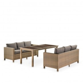 Комплект плетеной мебели T365/S65B-W65 Light Brown в Губахе - gubaha.mebel-74.com | фото