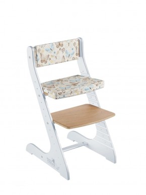 Комплект растущий стул и подушки Конёк Горбунёк Стандарт (Лофт-1, Бабочки) в Губахе - gubaha.mebel-74.com | фото