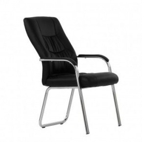Кресло Barneo K-15 для посетителей и переговорных (черный) в Губахе - gubaha.mebel-74.com | фото