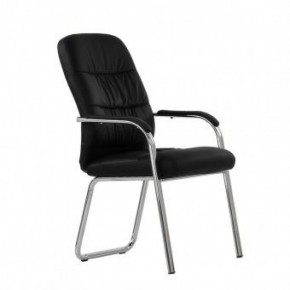 Кресло Barneo K-16 для посетителей и переговорных (черный) в Губахе - gubaha.mebel-74.com | фото
