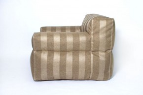 Кресло бескаркасное Уют полоса (Коричневый) в Губахе - gubaha.mebel-74.com | фото