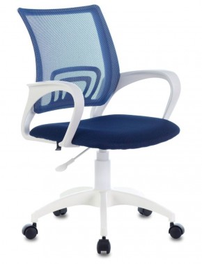 Кресло BRABIX "Fly MG-396W" (белый/темно-синее) 532399 в Губахе - gubaha.mebel-74.com | фото