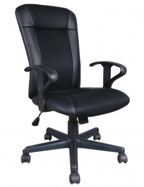 Кресло BRABIX "Optima MG-370" (экокожа/ткань, черное) 531580 в Губахе - gubaha.mebel-74.com | фото