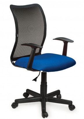 Кресло BRABIX "Spring MG-307", с подлокотниками, комбинированное синее/черное TW, 531404 в Губахе - gubaha.mebel-74.com | фото