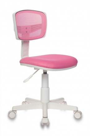 Кресло детское Бюрократ CH-W299/PK/TW-13A розовый в Губахе - gubaha.mebel-74.com | фото