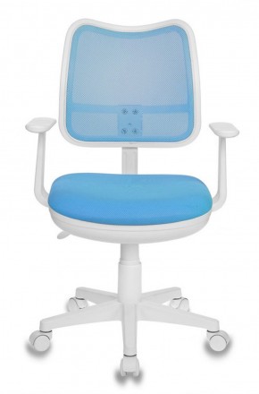 Кресло детское Бюрократ CH-W797/LB/TW-55 голубой в Губахе - gubaha.mebel-74.com | фото