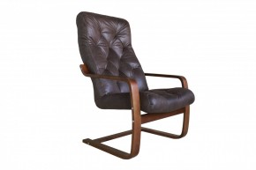 Кресло для отдыха (пружинка) Магнат 102-З-Ш замша ШОКОЛАД в Губахе - gubaha.mebel-74.com | фото