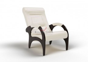 Кресло для отдыха Римини 19-К-КР (экокожа/венге) КРЕМ в Губахе - gubaha.mebel-74.com | фото