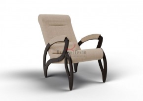 Кресло для отдыха Зельден 20-Т-П (ткань/венге) ПЕСОК в Губахе - gubaha.mebel-74.com | фото