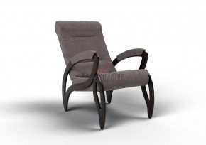 Кресло для отдыха Зельден 20-Т-ГР (ткань/венге) ГРАФИТ в Губахе - gubaha.mebel-74.com | фото