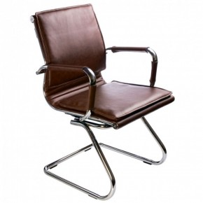 Кресло для посетителя Бюрократ CH-993-Low-V/Brown коричневый в Губахе - gubaha.mebel-74.com | фото
