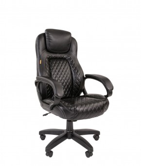Кресло для руководителя  CHAIRMAN 432 (Экокожа черная) в Губахе - gubaha.mebel-74.com | фото