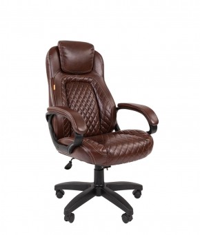 Кресло для руководителя  CHAIRMAN 432 (Экокожа коричневая) в Губахе - gubaha.mebel-74.com | фото