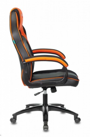Кресло игровое Бюрократ VIKING 2 AERO ORANGE черный/оранжевый в Губахе - gubaha.mebel-74.com | фото