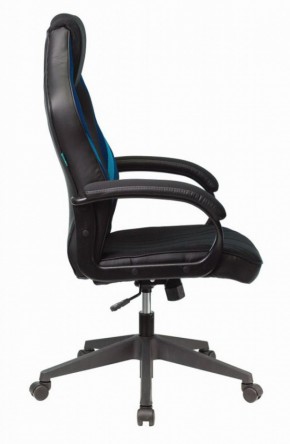 Кресло игровое Бюрократ VIKING 3 AERO BLUE черный/синий в Губахе - gubaha.mebel-74.com | фото