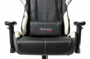 Кресло игровое Бюрократ VIKING 5 AERO WHITE черный/белый в Губахе - gubaha.mebel-74.com | фото