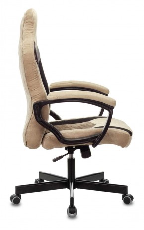 Кресло игровое Бюрократ VIKING 6 KNIGHT BR FABRIC коричневый/бежевый в Губахе - gubaha.mebel-74.com | фото