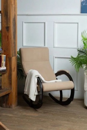 Кресло-качалка КОРСИКА 34-Т-AB (бежевый) в Губахе - gubaha.mebel-74.com | фото