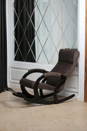 Кресло-качалка МАРСЕЛЬ 33-Т-AC (кофе) в Губахе - gubaha.mebel-74.com | фото