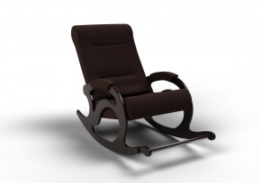 Кресло-качалка Тироль 12-Т-ГР (ткань/венге) ГРАФИТ в Губахе - gubaha.mebel-74.com | фото
