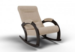 Кресло-качалка Венето 13-Т-П (ткань/венге) ПЕСОК в Губахе - gubaha.mebel-74.com | фото