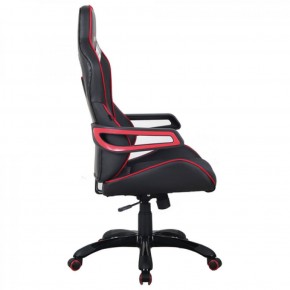 Кресло компьютерное BRABIX Nitro GM-001 (ткань/экокожа) черное, вставки красные (531816) в Губахе - gubaha.mebel-74.com | фото