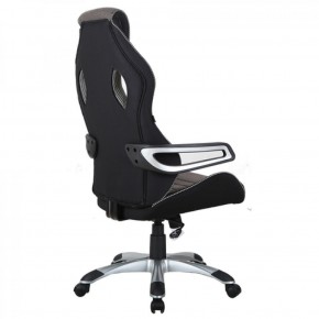 Кресло компьютерное BRABIX Techno GM-002 (ткань) черное/серое, вставки белые (531815) в Губахе - gubaha.mebel-74.com | фото