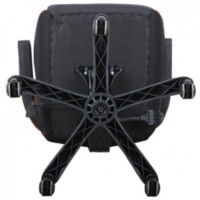 Кресло компьютерное BRABIX Techno Pro GM-003 (ткань черное/серое, вставки оранжевые) 531813 в Губахе - gubaha.mebel-74.com | фото