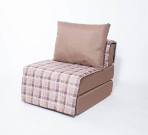 Кресло-кровать бескаркасное Харви (коричневый-квадро беж) в Губахе - gubaha.mebel-74.com | фото