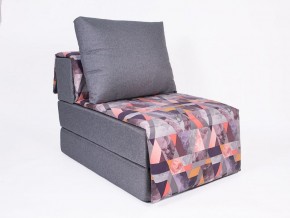 Кресло-кровать бескаркасное Харви (серый-сноу манго) в Губахе - gubaha.mebel-74.com | фото