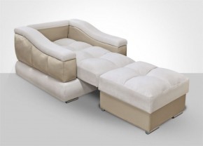 Кресло-кровать + Пуф Голливуд (ткань до 300) НПБ в Губахе - gubaha.mebel-74.com | фото