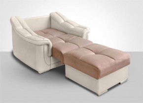 Кресло-кровать + Пуф Кристалл (ткань до 300) НПБ в Губахе - gubaha.mebel-74.com | фото