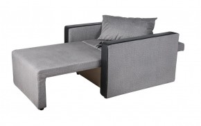 Кресло-кровать Милена с подлокотниками (серый) Велюр в Губахе - gubaha.mebel-74.com | фото