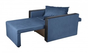 Кресло-кровать Милена с подлокотниками (синий) Велюр в Губахе - gubaha.mebel-74.com | фото