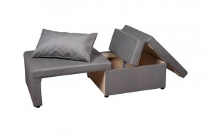 Кресло-кровать Милена (серый) Велюр в Губахе - gubaha.mebel-74.com | фото