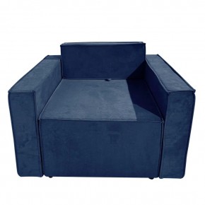 Кресло-кровать Принц КК1-ВСи (велюр синий) в Губахе - gubaha.mebel-74.com | фото