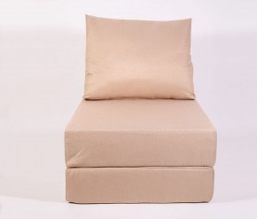 Кресло-кровать-пуф бескаркасное Прайм (Бежевый песочный) в Губахе - gubaha.mebel-74.com | фото