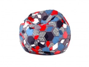Кресло-мешок Мяч M (Geometry Slate) в Губахе - gubaha.mebel-74.com | фото