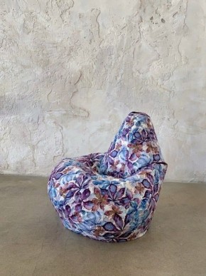 Кресло-мешок Цветы XL в Губахе - gubaha.mebel-74.com | фото