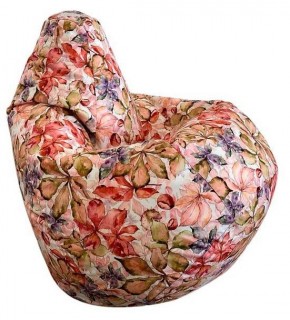 Кресло-мешок Цветы XXL в Губахе - gubaha.mebel-74.com | фото