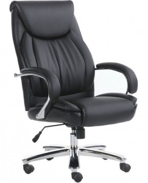 Кресло офисное BRABIX PREMIUM "Advance EX-575" (хром, экокожа, черное) 531825 в Губахе - gubaha.mebel-74.com | фото